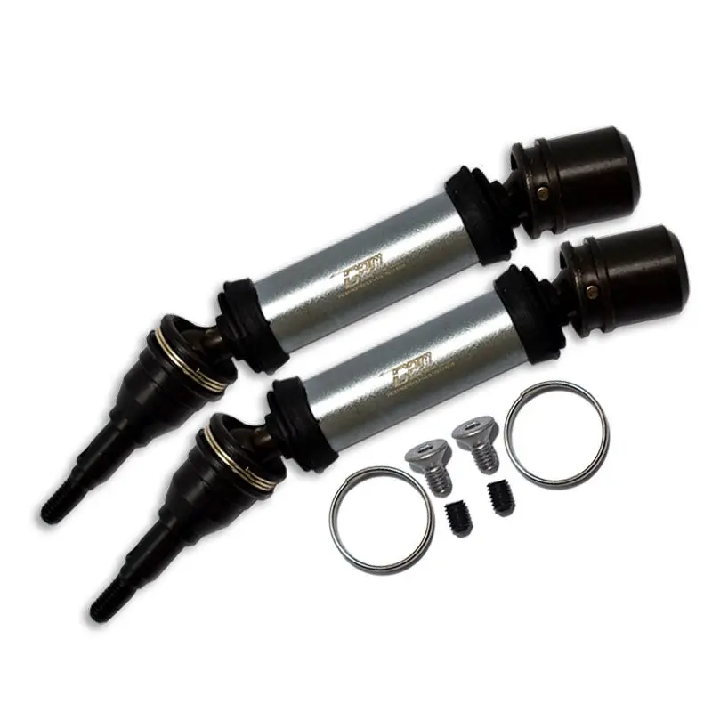 Arrma 1/8 Vendetta 4X4 3S Blx Speed Bash Racer Carbon Steel Front Or Rear Cvd Drive Shaft - 12Pc Set Gray Silver 1