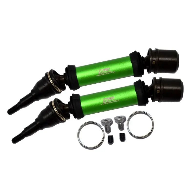 Arrma 1/8 Vendetta 4X4 3S Blx Speed Bash Racer Carbon Steel Front Or Rear Cvd Drive Shaft - 12Pc Set Green 1