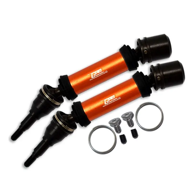 Arrma 1/8 Vendetta 4X4 3S Blx Speed Bash Racer Carbon Steel Front Or Rear Cvd Drive Shaft - 12Pc Set Orange 1