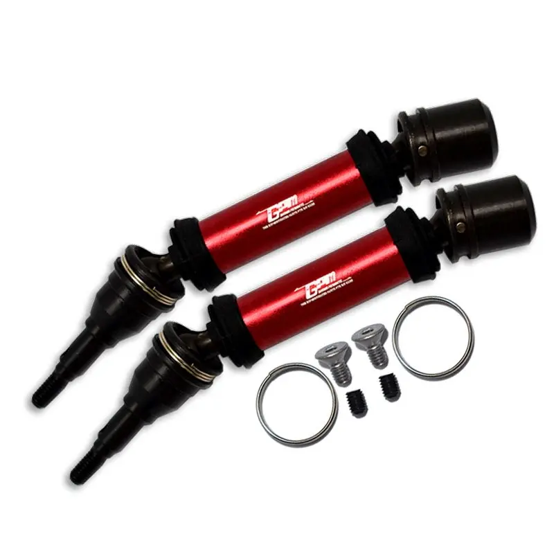 Arrma 1/8 Vendetta 4X4 3S Blx Speed Bash Racer Carbon Steel Front Or Rear Cvd Drive Shaft - 12Pc Set Red 1