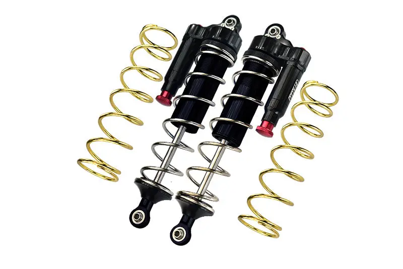 Arrma 1:5 Kraton 8S Blx-Ara110002 Aluminum 6061-T6 Front L-Shape Piggy Back (Built-In Piston Spring) Adjustable Spring Dampers 177Mm - Black 1