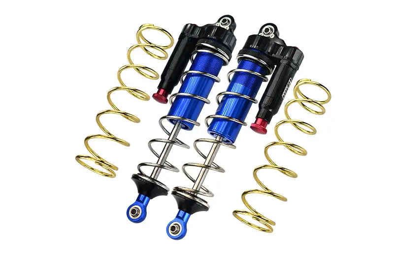 Arrma 1:5 Kraton 8S Blx-Ara110002 Aluminum 6061-T6 Front L-Shape Piggy Back (Built-In Piston Spring) Adjustable Spring Dampers 177Mm - Blue 1