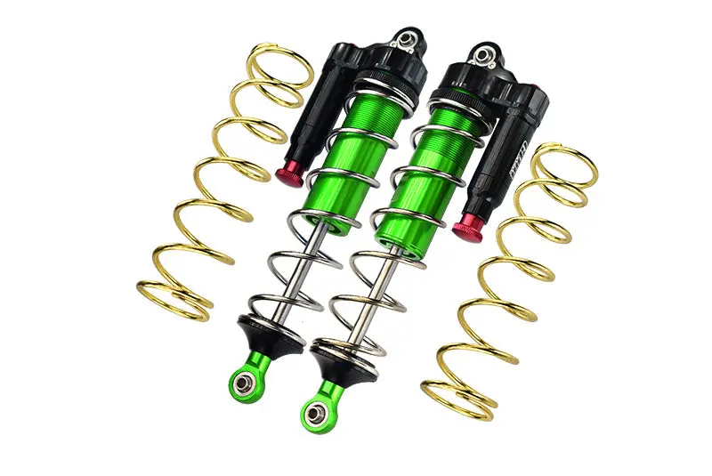 Arrma 1:5 Kraton 8S Blx-Ara110002 Aluminum 6061-T6 Front L-Shape Piggy Back (Built-In Piston Spring) Adjustable Spring Dampers 177Mm - Green 1
