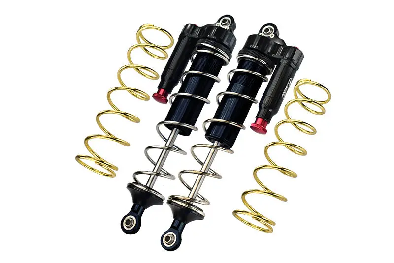 Arrma 1:5 Kraton 8S Blx-Ara110002 Aluminum 6061-T6 Rear L-Shape Piggy Back (Built-In Piston Spring) Adjustable Spring Dampers 187Mm - Black 1