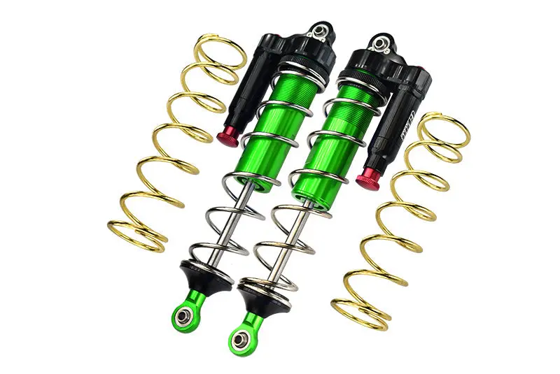 Arrma 1:5 Kraton 8S Blx-Ara110002 Aluminum 6061-T6 Rear L-Shape Piggy Back (Built-In Piston Spring) Adjustable Spring Dampers 187Mm - Green 1