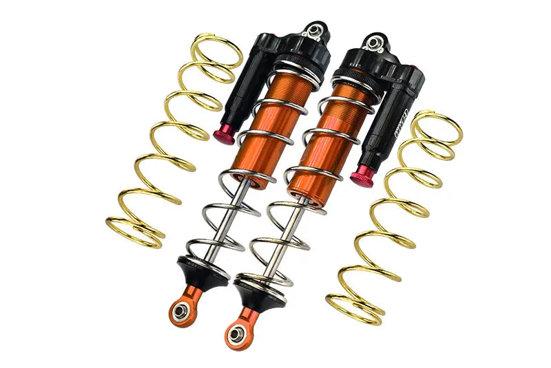 Arrma 1:5 Kraton 8S Blx-Ara110002 Aluminum 6061-T6 Rear L-Shape Piggy Back (Built-In Piston Spring) Adjustable Spring Dampers 187Mm - Orange 1