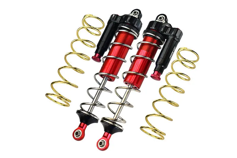 Arrma 1:5 Kraton 8S Blx-Ara110002 Aluminum 6061-T6 Rear L-Shape Piggy Back (Built-In Piston Spring) Adjustable Spring Dampers 187Mm - Red 1