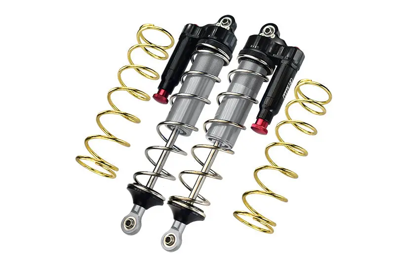 Arrma 1:5 Kraton 8S Blx-Ara110002 Aluminum 6061-T6 Rear L-Shape Piggy Back (Built-In Piston Spring) Adjustable Spring Dampers 187Mm - Silver 1