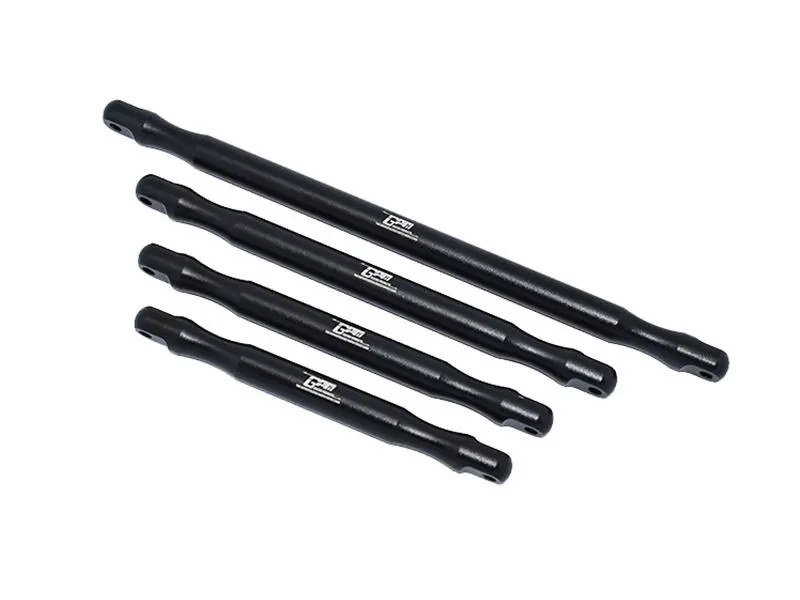 Arrma 1:5 Outcast 8S Blx Aluminum Front & Rear Support Brace Bar - 4Pc Black 1