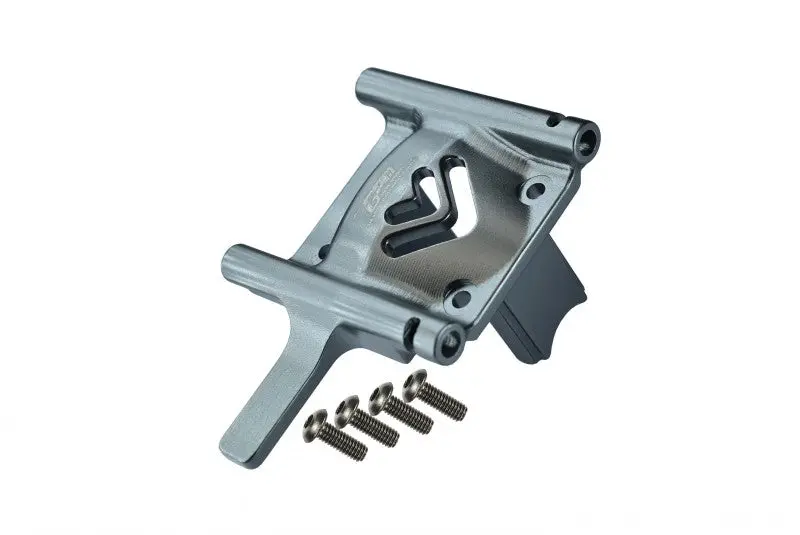 Arrma 1:7 Infraction / Infraction V2 / Limitless Aluminum Center Differential Cover - 1Pc Set Gray Silver 1