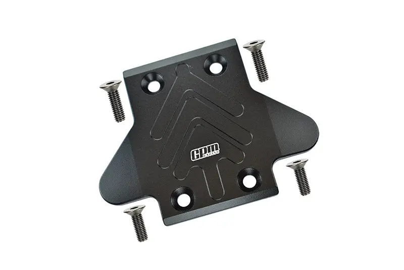Arrma 1:8 Electric Talion 6S Blx / Outcast 6S Blx Aluminum Front Chassis Protection Plate  - 5Pc Set Black 1