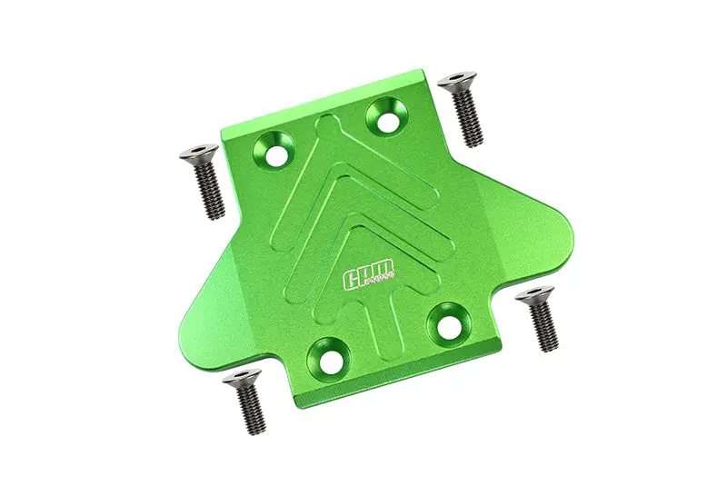 Arrma 1:8 Electric Talion 6S Blx / Outcast 6S Blx Aluminum Front Chassis Protection Plate  - 5Pc Set Green 1