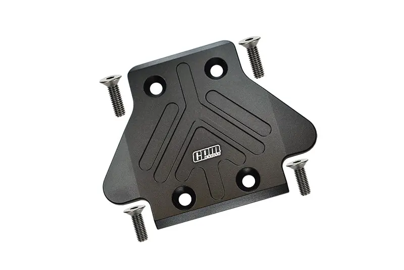 Arrma 1:8 Electric Talion 6S Blx / Outcast 6S Blx Aluminum Rear Chassis Protection Plate  - 5Pc Set Black 1