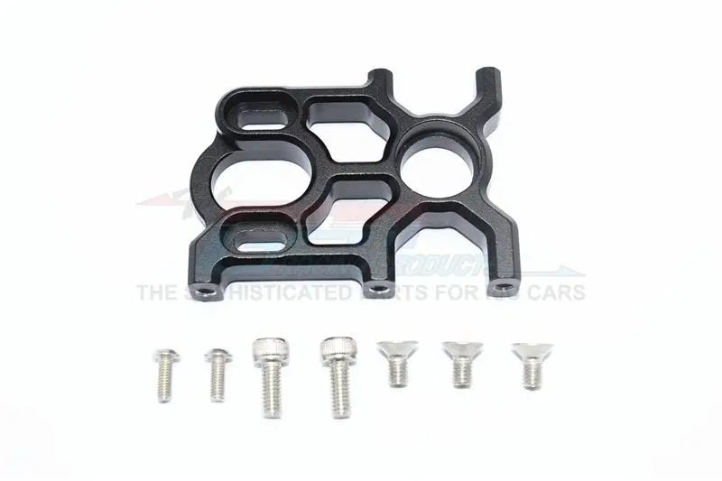 Arrma 1:8 Kraton 6S Blx / Outcast 6S Blx / Kraton 6S V5 / Notorious 6S V5 Aluminum Center Differential And Motor Mount - 1 Set Black 1