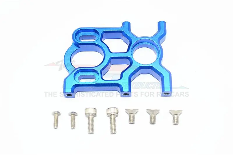 Arrma 1:8 Kraton 6S Blx / Outcast 6S Blx / Kraton 6S V5 / Notorious 6S V5 Aluminum Center Differential And Motor Mount - 1 Set Blue 1
