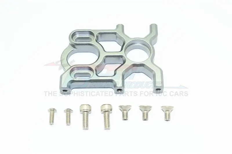 Arrma 1:8 Kraton 6S Blx / Outcast 6S Blx / Kraton 6S V5 / Notorious 6S V5 Aluminum Center Differential And Motor Mount - 1 Set Gray Silver 1
