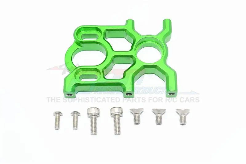 Arrma 1:8 Kraton 6S Blx / Outcast 6S Blx / Kraton 6S V5 / Notorious 6S V5 Aluminum Center Differential And Motor Mount - 1 Set Green 1