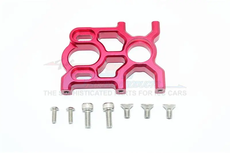 Arrma 1:8 Kraton 6S Blx / Outcast 6S Blx / Kraton 6S V5 / Notorious 6S V5 Aluminum Center Differential And Motor Mount - 1 Set Red 1