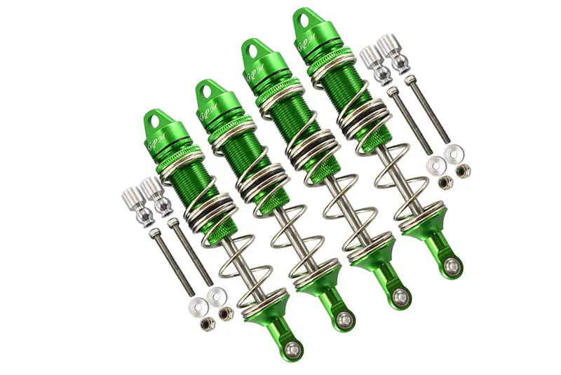 Arrma 1:8 Kraton 6S / Kraton 6S V5 / Notorious 6S V5 Aluminum Front 115Mm & Rear 135Mm Double Section Spring Dampers - Green 1