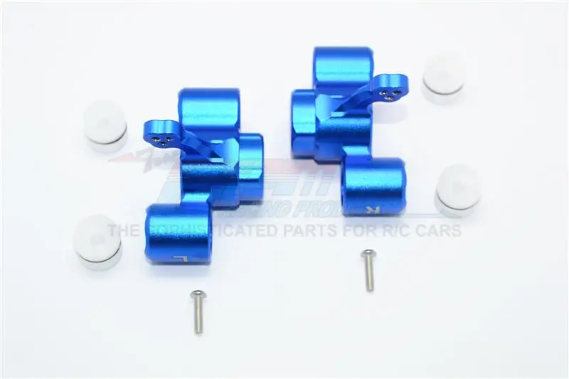 Arrma 1:8 Kraton 6S / Outcast 6S / Notorious 6S / Kraton 6S V5 / Notorious 6S V5 Aluminum Front Knuckle Arms - 1Pr Set Blue 1