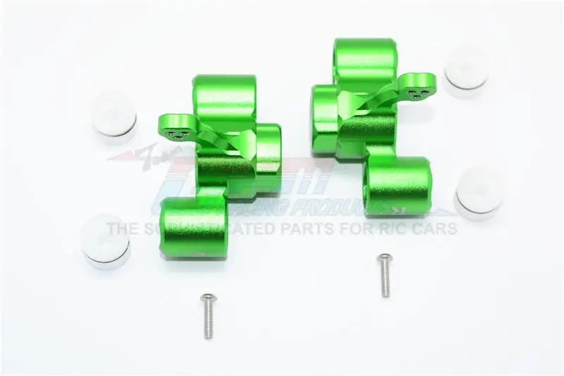 Arrma 1:8 Kraton 6S / Outcast 6S / Notorious 6S / Kraton 6S V5 / Notorious 6S V5 Aluminum Front Knuckle Arms - 1Pr Set Green 1