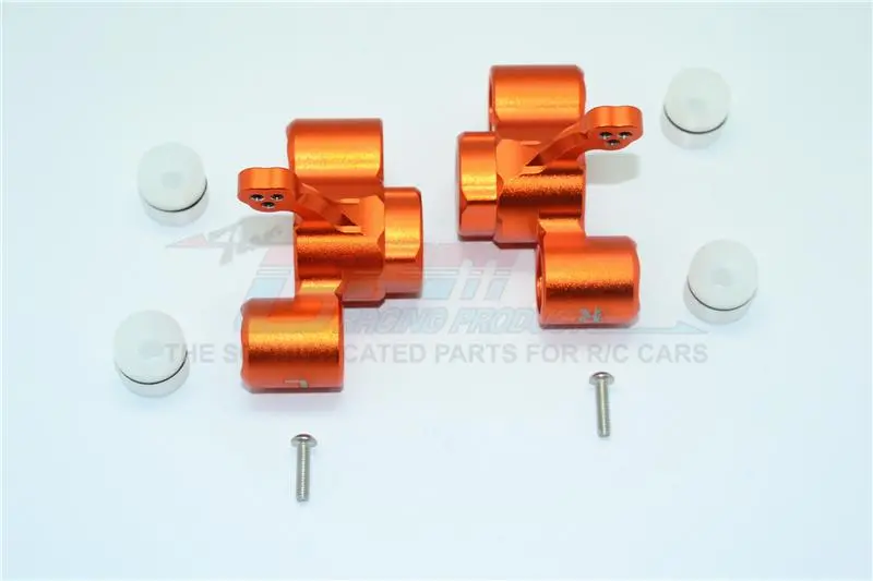Arrma 1:8 Kraton 6S / Outcast 6S / Notorious 6S / Kraton 6S V5 / Notorious 6S V5 Aluminum Front Knuckle Arms - 1Pr Set Orange 1