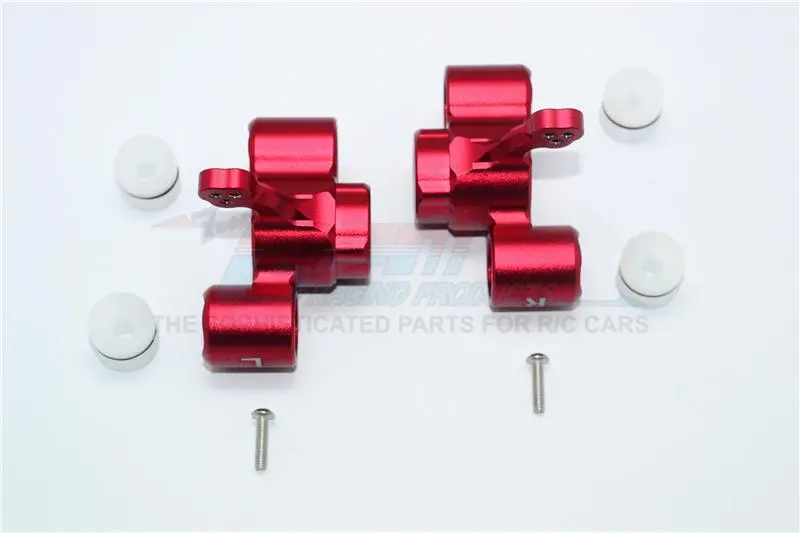 Arrma 1:8 Kraton 6S / Outcast 6S / Notorious 6S / Kraton 6S V5 / Notorious 6S V5 Aluminum Front Knuckle Arms - 1Pr Set Red 1