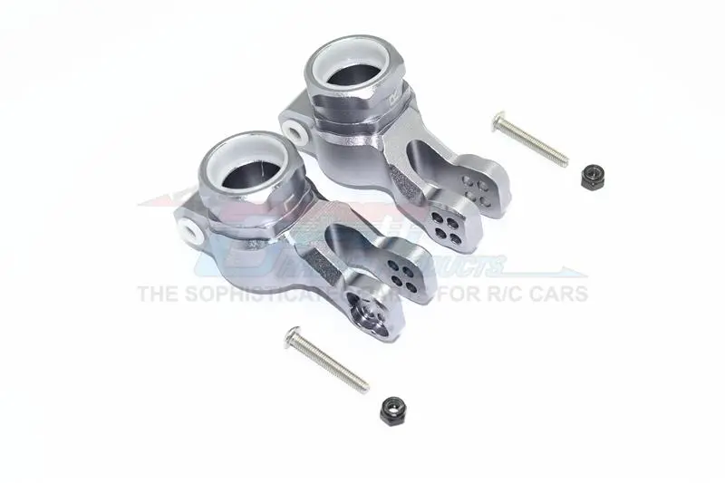 Arrma 1:8 Kraton 6S / Outcast 6S / Notorious 6S / Kraton 6S V5 / Notorious 6S V5 Aluminum Rear Knuckle Arm - 1Pr Set Gray Silver 1