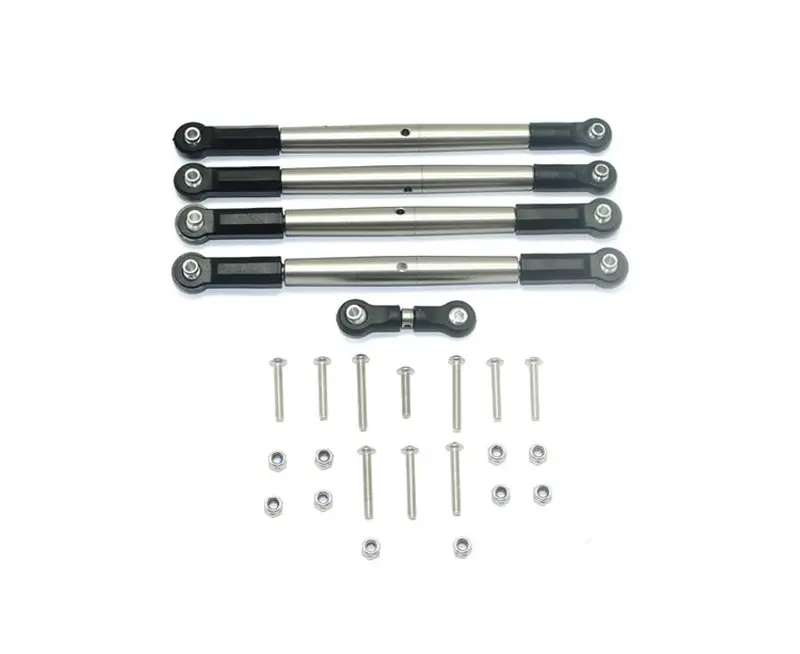 Arrma 1:8 Kraton 6S / Outcast 6S/ Notorious 6S / Talion 6S / Kraton 6S V5 / Notorious 6S V5 Stainless Steel Adjustable Tie Rods - 5Pc Set 1