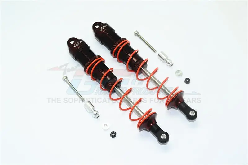 Arrma 1:8 Kraton / Outcast / Talion / Kraton V5 / Notorious V5 / 1:7 Fireteam Aluminum Rear Adjustable Dampers 135Mm - 1Pr Set Brown 1
