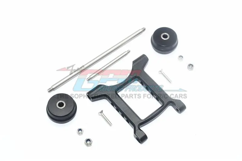 Arrma Big Rock Crew Cab 4X4 Blx Aluminum Rear Adjustable Wheelie - 1 Set Black 1