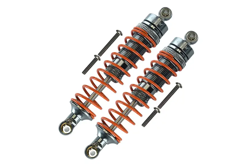 Arrma Granite 4X4 / Big Rock Crew Cab 4X4 Aluminum Front Heavy-Duty Adjustable Damper (102Mm) - 1Pr Set Gray Silver 1