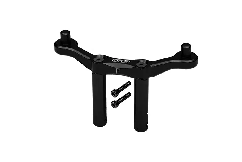 Arrma Granite 4X4 / Big Rock Crew Cab 4X4 Upgrade Parts Aluminum Front Body Mount & Post - 1Pc Set Black 1