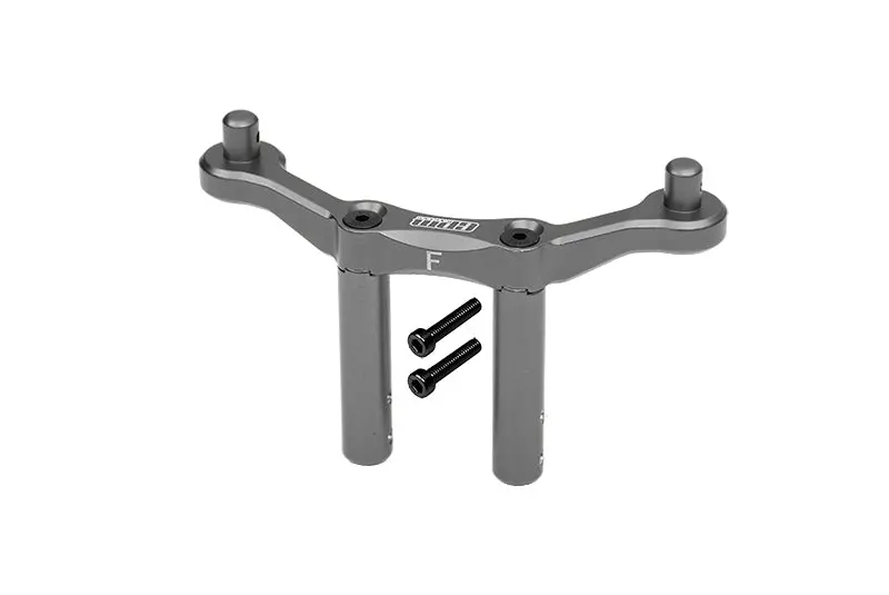 Arrma Granite 4X4 / Big Rock Crew Cab 4X4 Upgrade Parts Aluminum Front Body Mount & Post - 1Pc Set Gray Silver 1