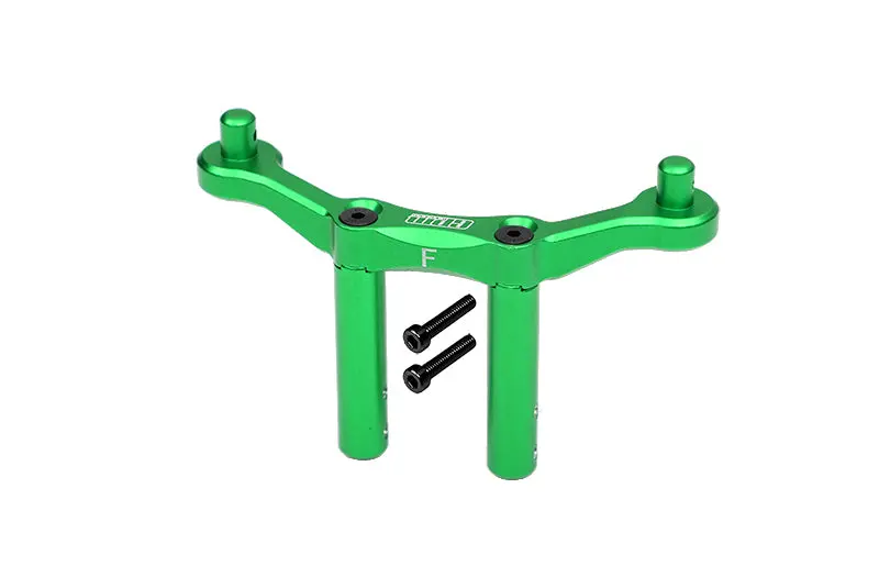 Arrma Granite 4X4 / Big Rock Crew Cab 4X4 Upgrade Parts Aluminum Front Body Mount & Post - 1Pc Set Green 1