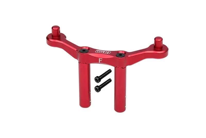 Arrma Granite 4X4 / Big Rock Crew Cab 4X4 Upgrade Parts Aluminum Front Body Mount & Post - 1Pc Set Red 1