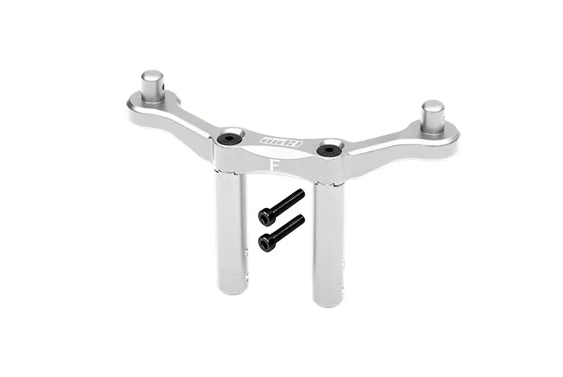 Arrma Granite 4X4 / Big Rock Crew Cab 4X4 Upgrade Parts Aluminum Front Body Mount & Post - 1Pc Set Silver 1