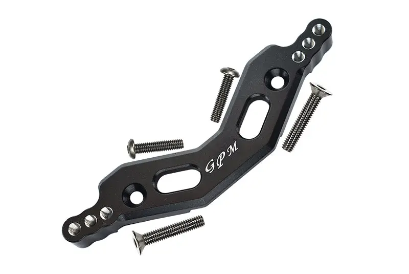 Arrma Granite 4X4 / Big Rock Crew Cab 4X4 Upgrade Parts Aluminum Front Damper Mount - 1Pc Set Black 1