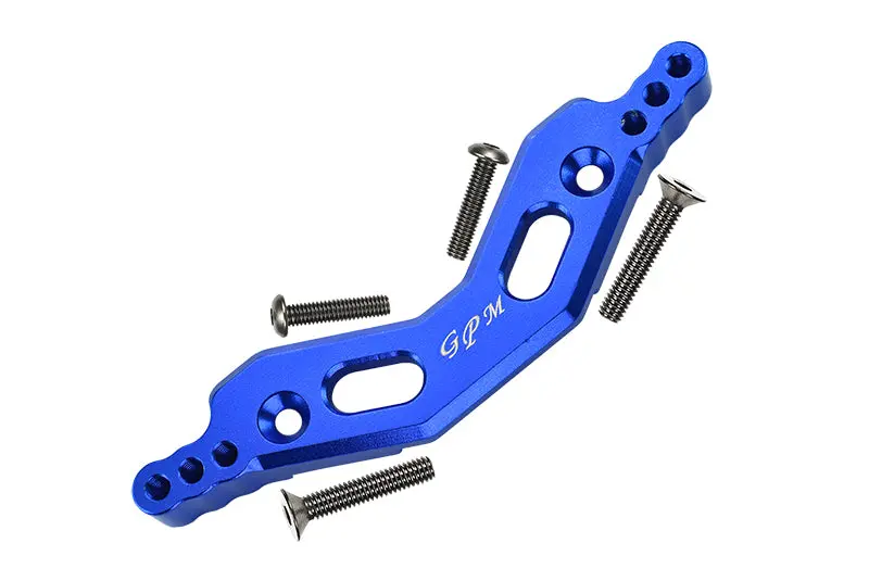 Arrma Granite 4X4 / Big Rock Crew Cab 4X4 Upgrade Parts Aluminum Front Damper Mount - 1Pc Set Blue 1