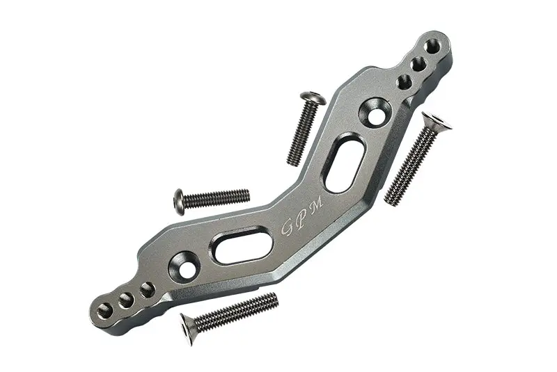 Arrma Granite 4X4 / Big Rock Crew Cab 4X4 Upgrade Parts Aluminum Front Damper Mount - 1Pc Set Gray Silver 1