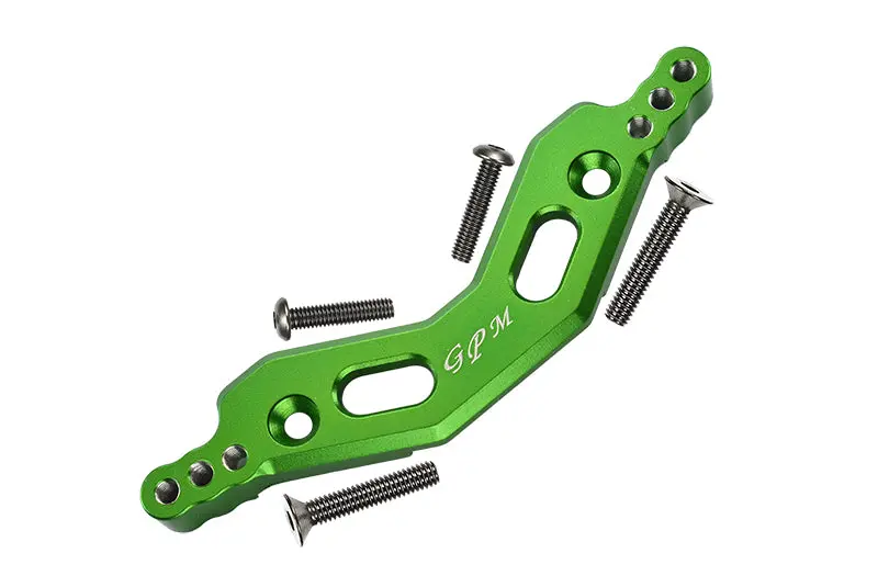 Arrma Granite 4X4 / Big Rock Crew Cab 4X4 Upgrade Parts Aluminum Front Damper Mount - 1Pc Set Green 1