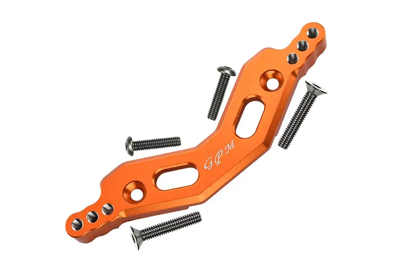Arrma Granite 4X4 / Big Rock Crew Cab 4X4 Upgrade Parts Aluminum Front Damper Mount - 1Pc Set Orange 1