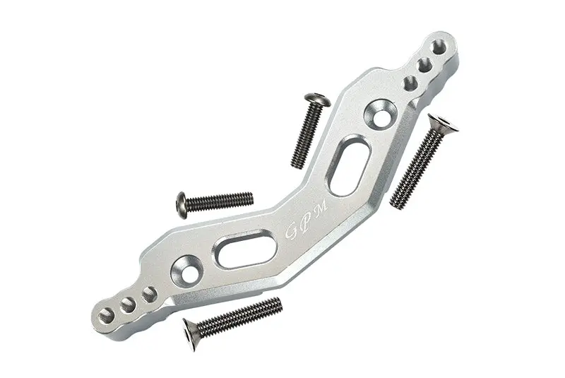 Arrma Granite 4X4 / Big Rock Crew Cab 4X4 Upgrade Parts Aluminum Front Damper Mount - 1Pc Set Silver 1