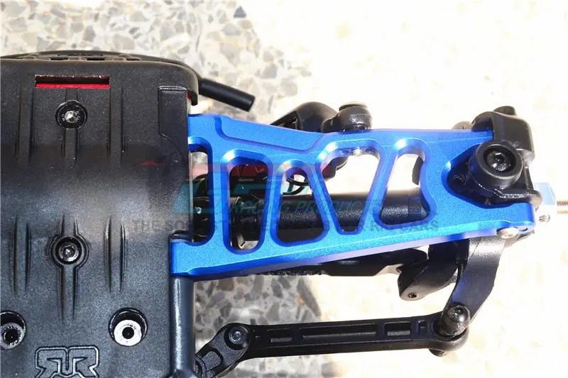 Arrma Granite 4X4 / Big Rock Crew Cab 4X4 Upgrade Parts Aluminum Front Lower Arms - 1Pr Set Silver 2