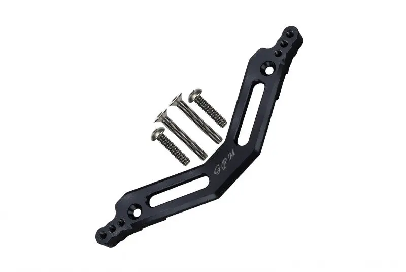 Arrma Granite 4X4 / Big Rock Crew Cab 4X4 Upgrade Parts Aluminum Rear Damper Mount- 1Pc Set Black 1