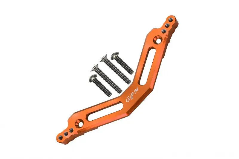 Arrma Granite 4X4 / Big Rock Crew Cab 4X4 Upgrade Parts Aluminum Rear Damper Mount- 1Pc Set Orange 1