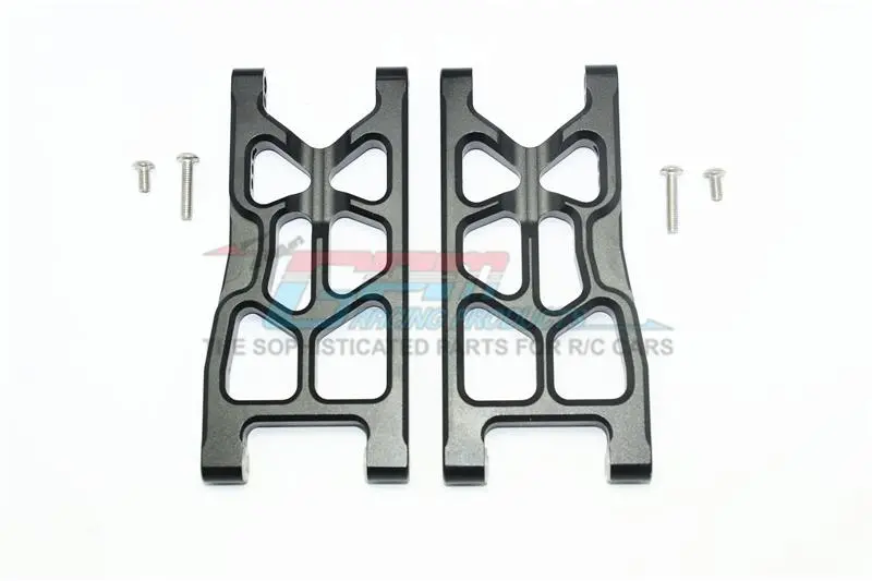 Arrma Granite 4X4 / Big Rock Crew Cab 4X4 Upgrade Parts Aluminum Rear Lower Arms - 1Pr Set Black 1