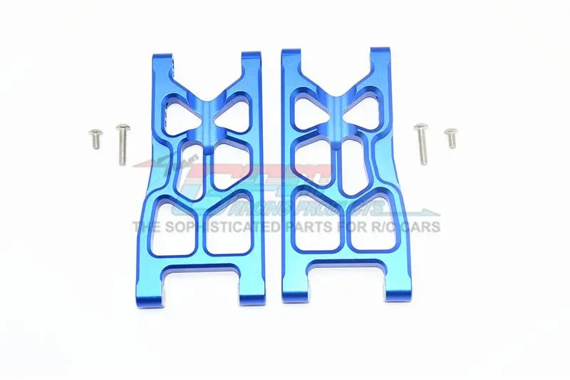Arrma Granite 4X4 / Big Rock Crew Cab 4X4 Upgrade Parts Aluminum Rear Lower Arms - 1Pr Set Blue 1