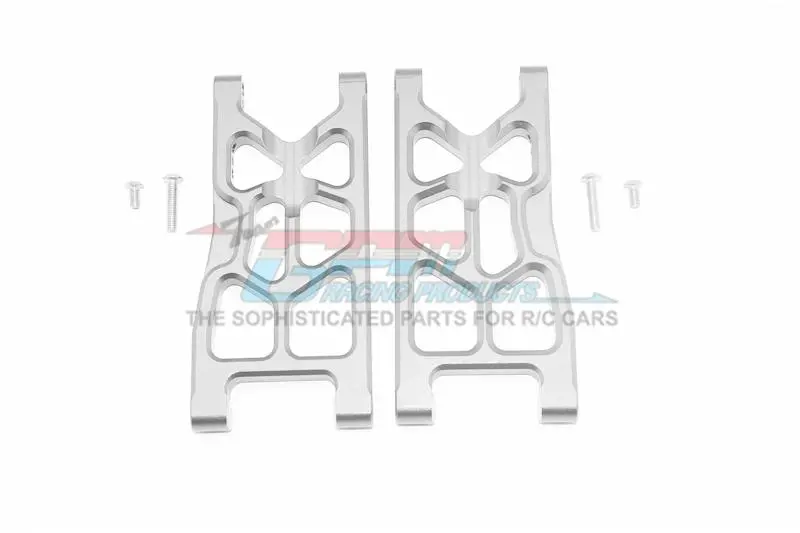 Arrma Granite 4X4 / Big Rock Crew Cab 4X4 Upgrade Parts Aluminum Rear Lower Arms - 1Pr Set Silver 1