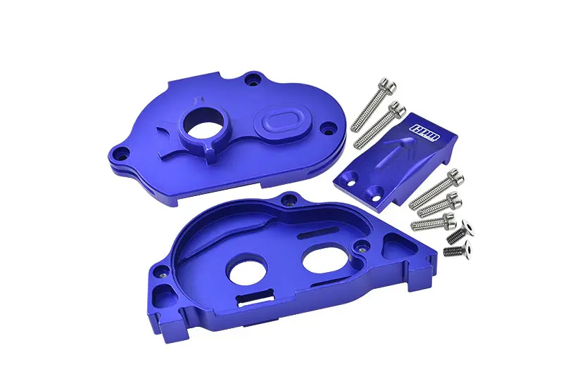 Arrma Granite 4X4 Blx Mega Monster Truck Aluminum Rear Gear Protection Motor Mount - 1 Set Blue 1